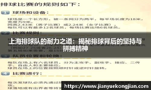 上海排球队的耐力之道：揭秘排球背后的坚持与拼搏精神